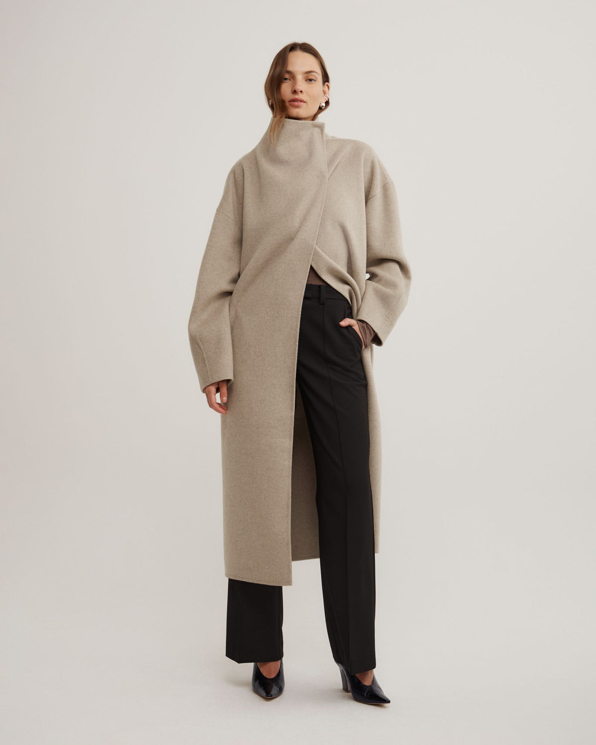 Tailored Straight Leg Pants