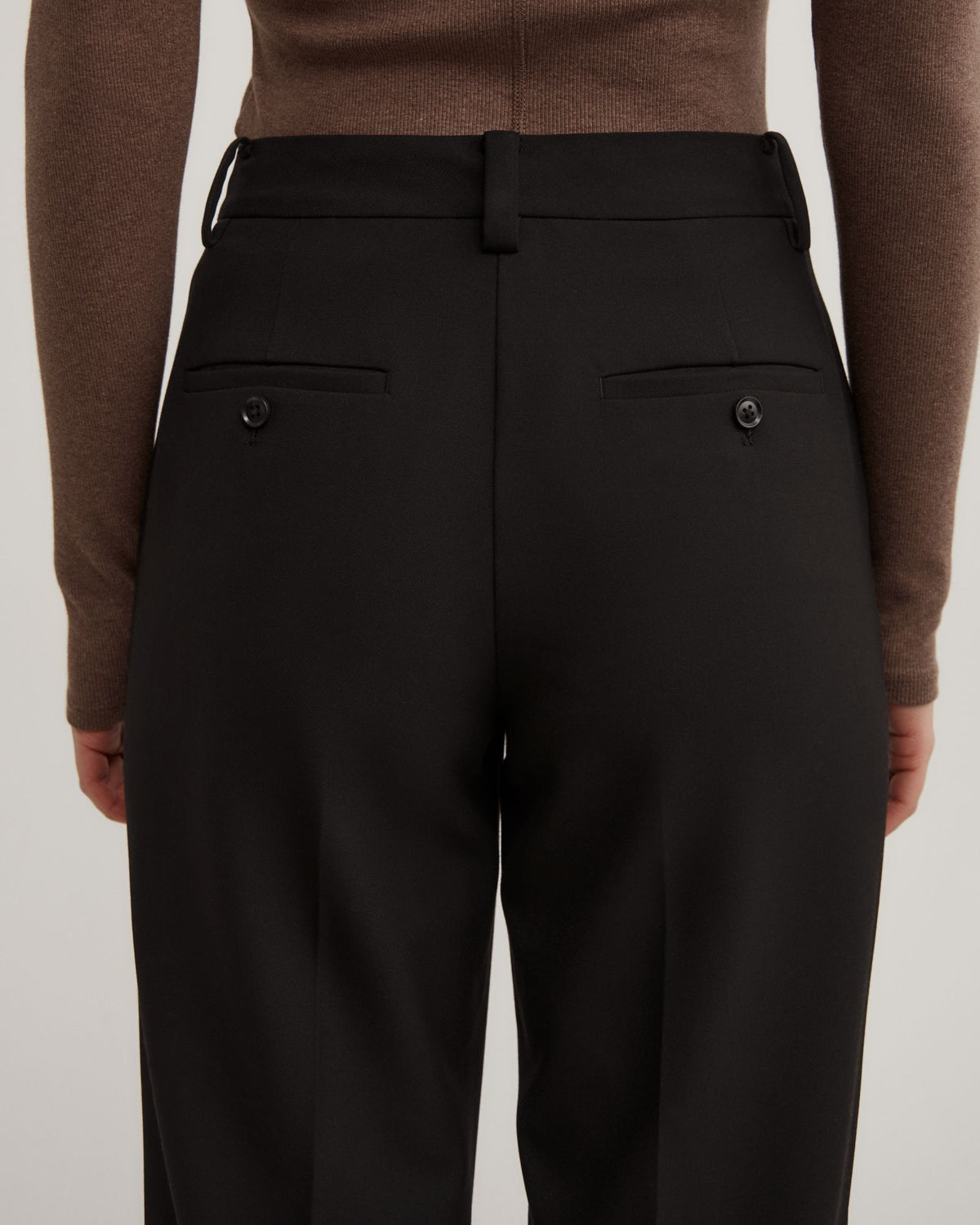 Tailored Straight Leg Pants
