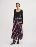 Asymmetric Drape Skirt