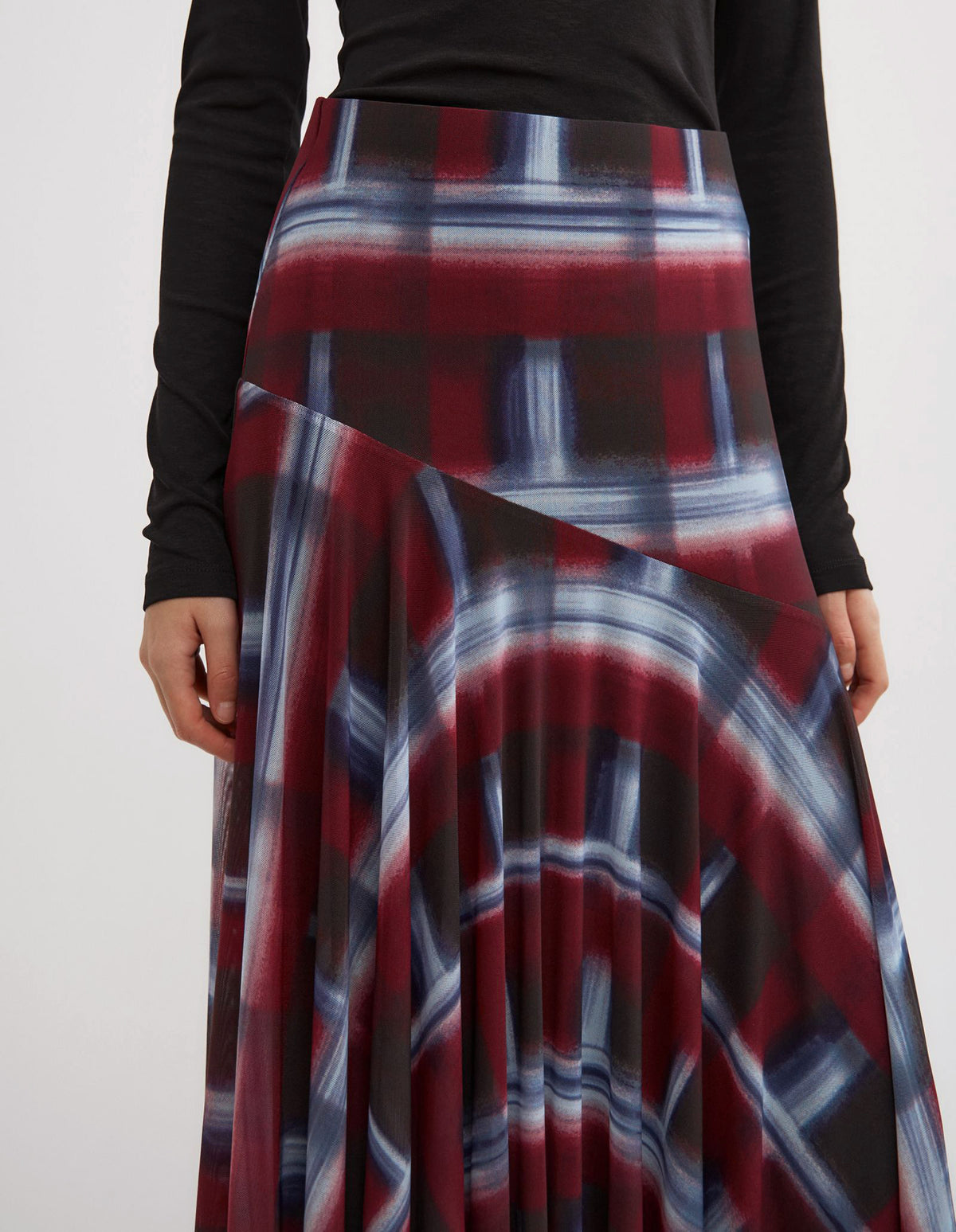 Asymmetric Drape Skirt