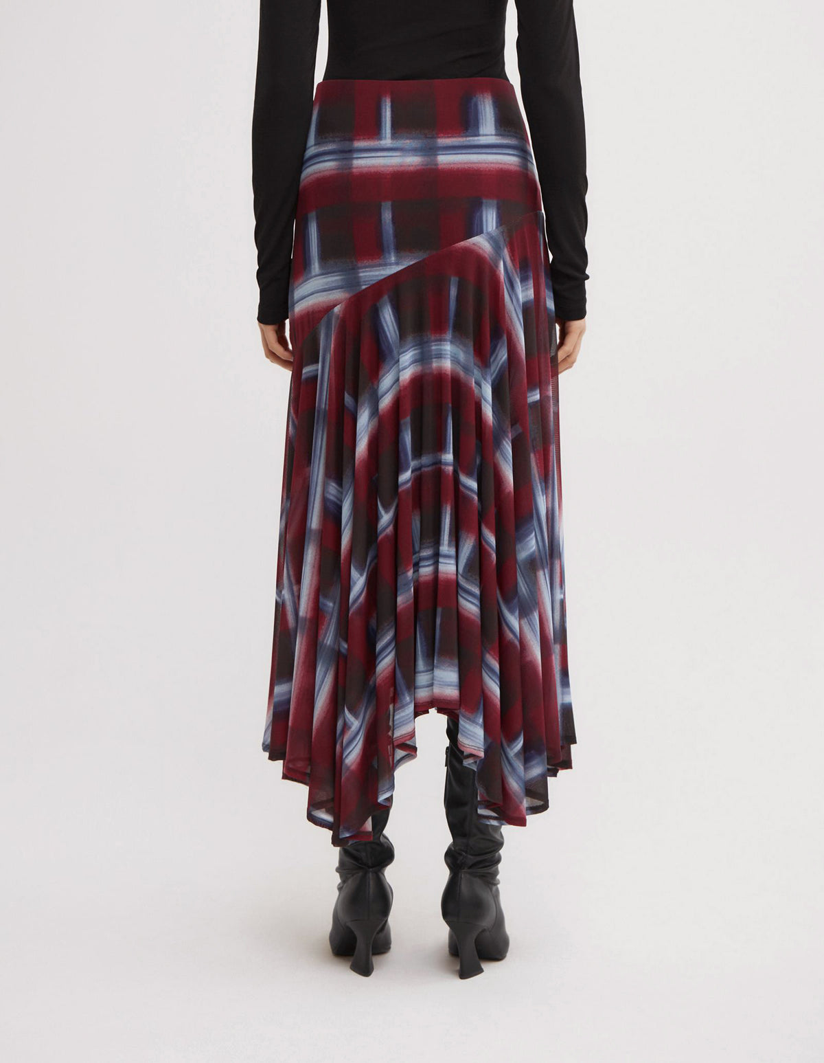 Asymmetric Drape Skirt