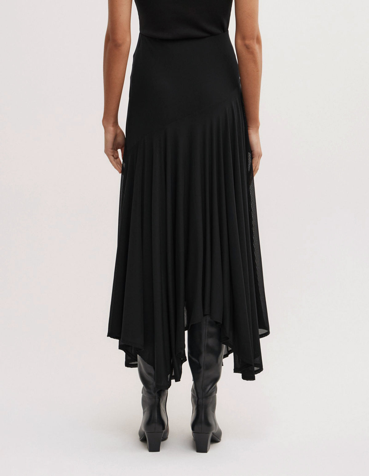 Asymmetric Drape Skirt