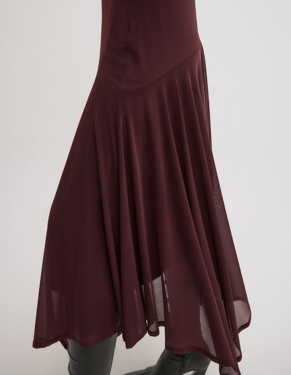 Asymmetric Drape Skirt