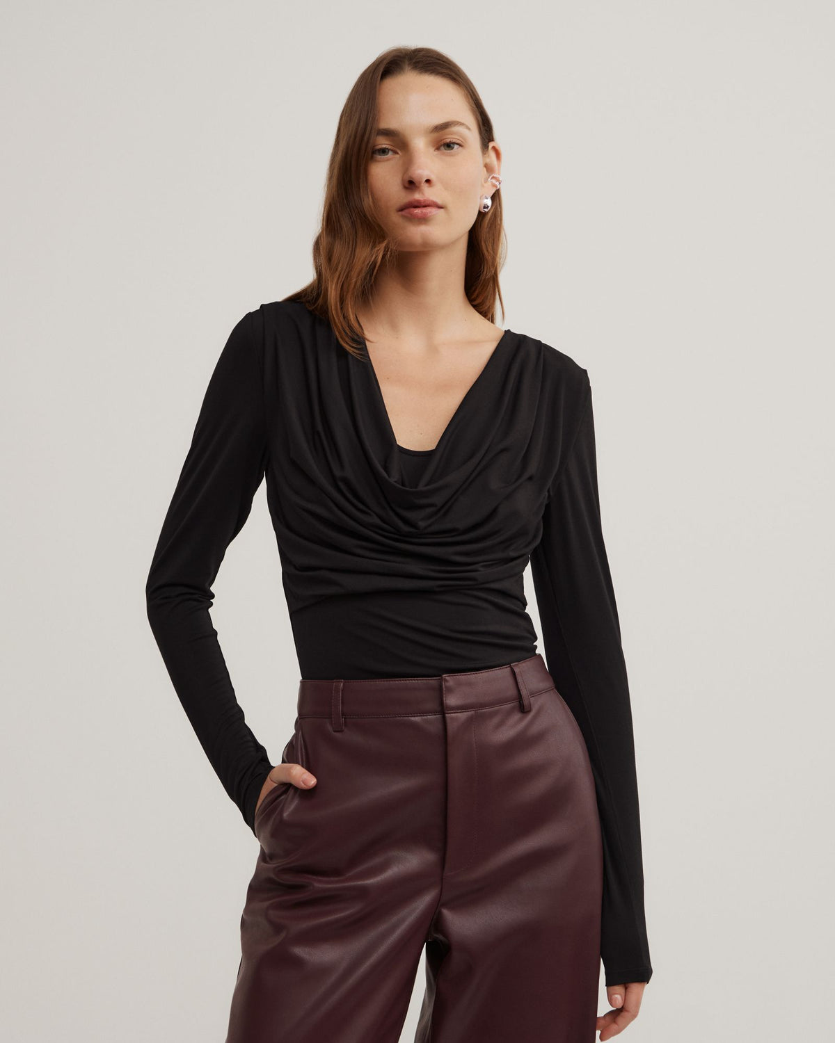 Cowl Neck Top