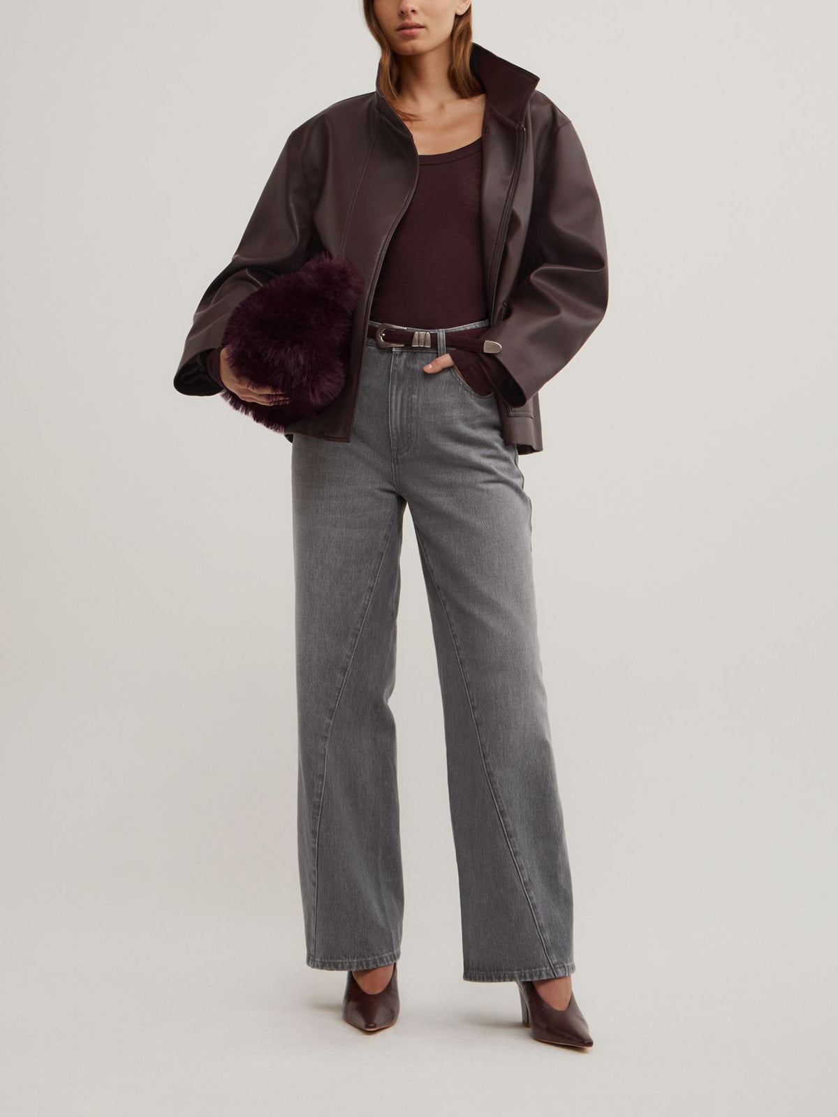 Scoop Neck Long Sleeve Top