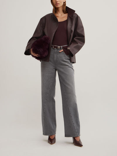 Scoop Neck Long Sleeve Top
