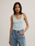 Fine Scoop Neck Tank