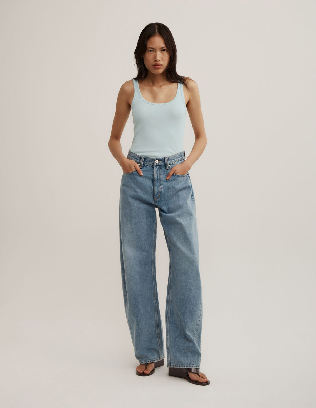 Fine Scoop Neck Tank