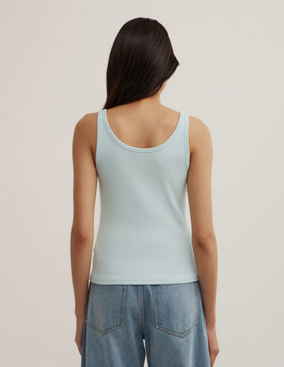 Fine Scoop Neck Tank