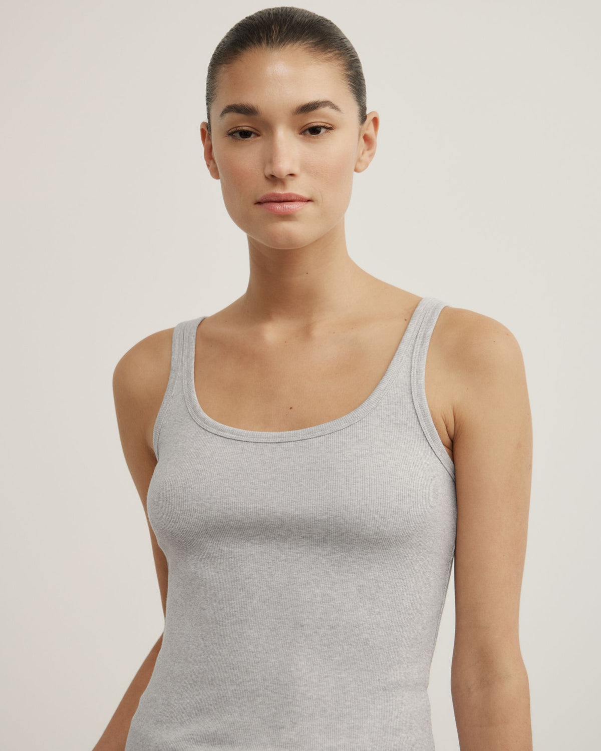 Fine Scoop Neck Tank