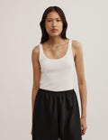 Fine Scoop Neck Tank