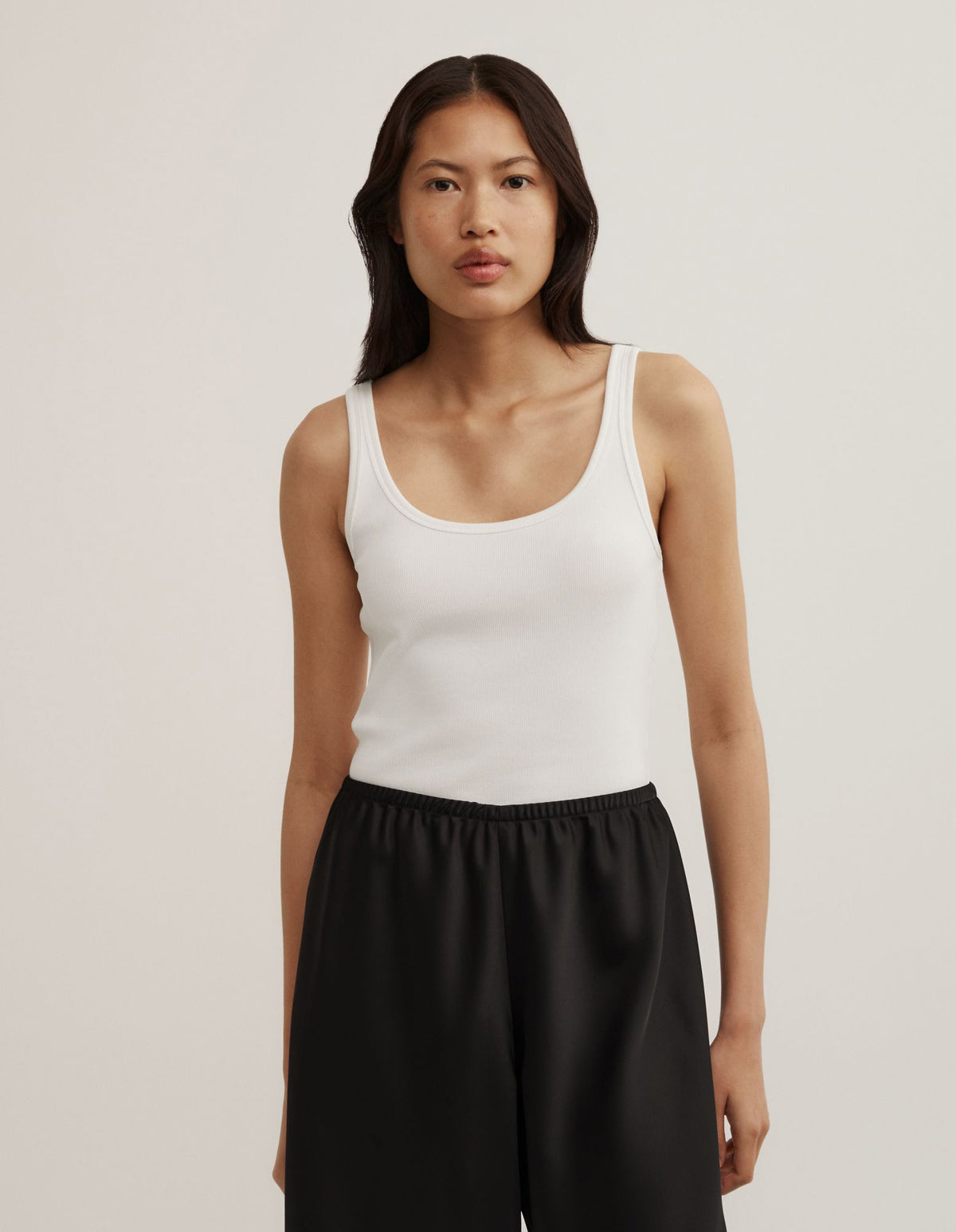 Fine Scoop Neck Tank