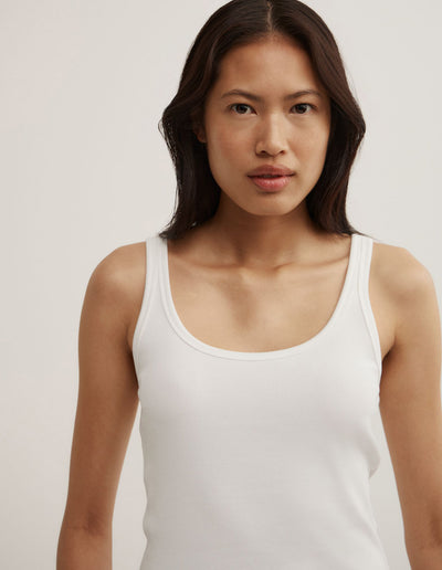 Fine Scoop Neck Tank