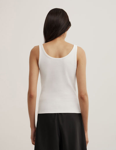 Fine Scoop Neck Tank