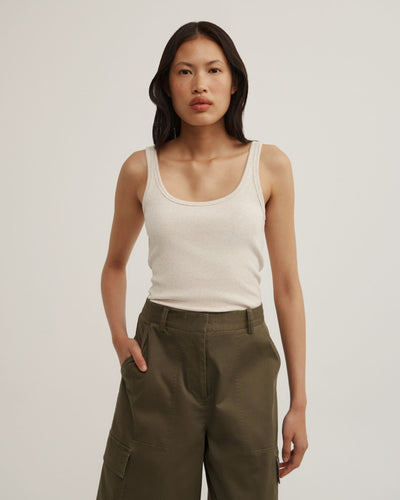 Fine Scoop Neck Tank