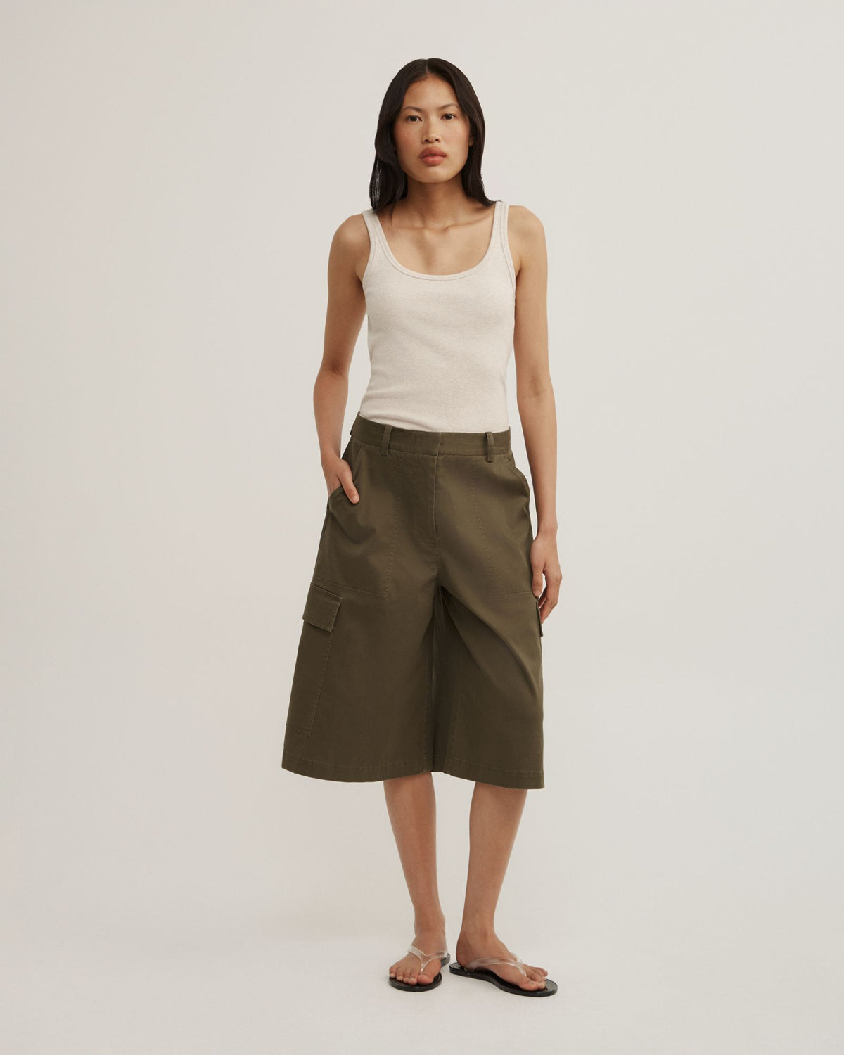 Fine Scoop Neck Tank