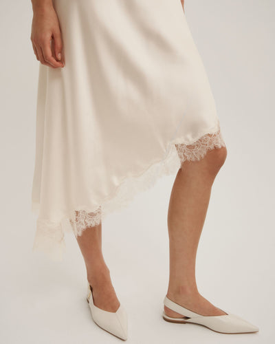 Asymmetric Lace Skirt