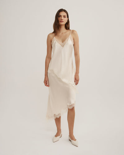 Asymmetric Lace Skirt