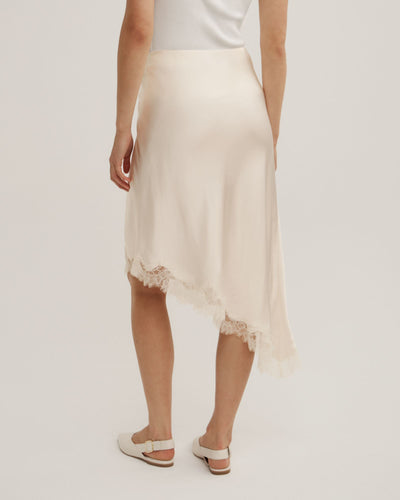 Asymmetric Lace Skirt