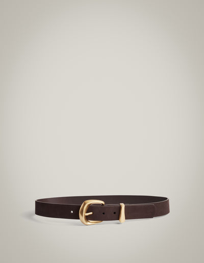 Hailee Organic Suede Belt