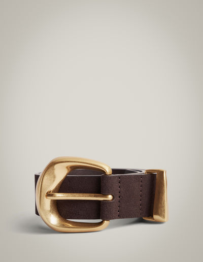 Hailee Organic Suede Belt