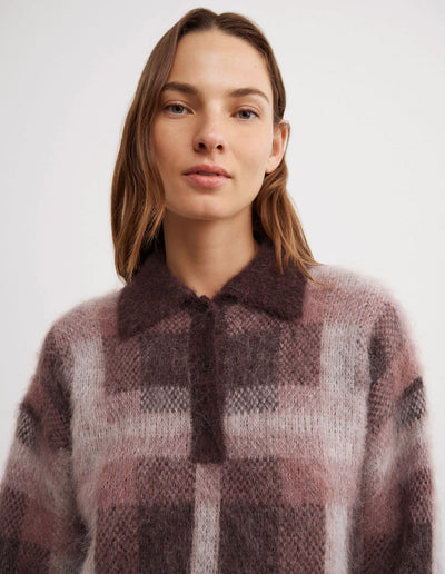 Check Polo Knit