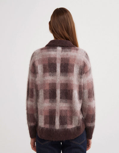 Check Polo Knit
