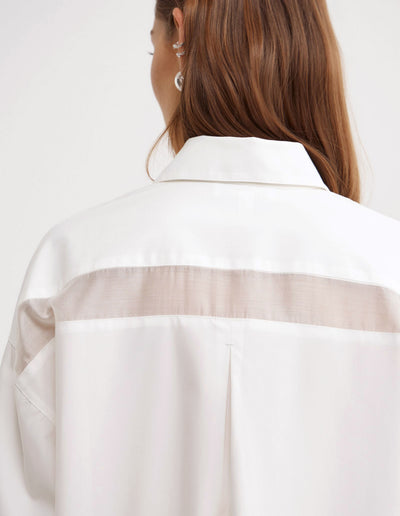 Sheer Insert Shirt
