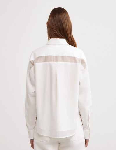 Sheer Insert Shirt