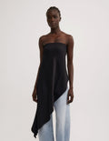 Asymmetric Strapless Top