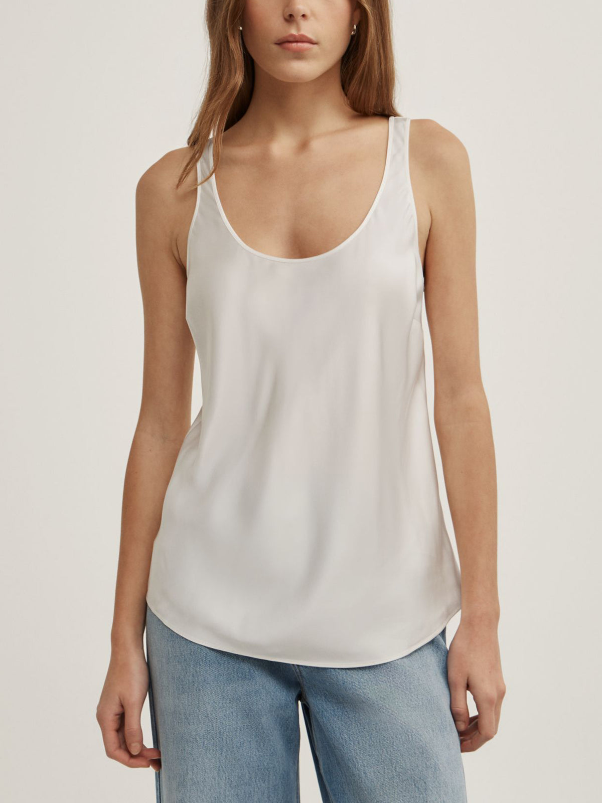 Satin Tank Top