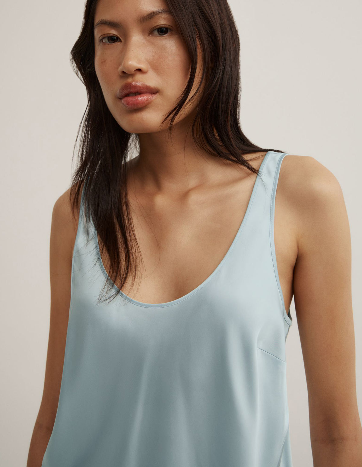 Satin Tank Top