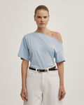 Ruched Asymmetric T-Shirt
