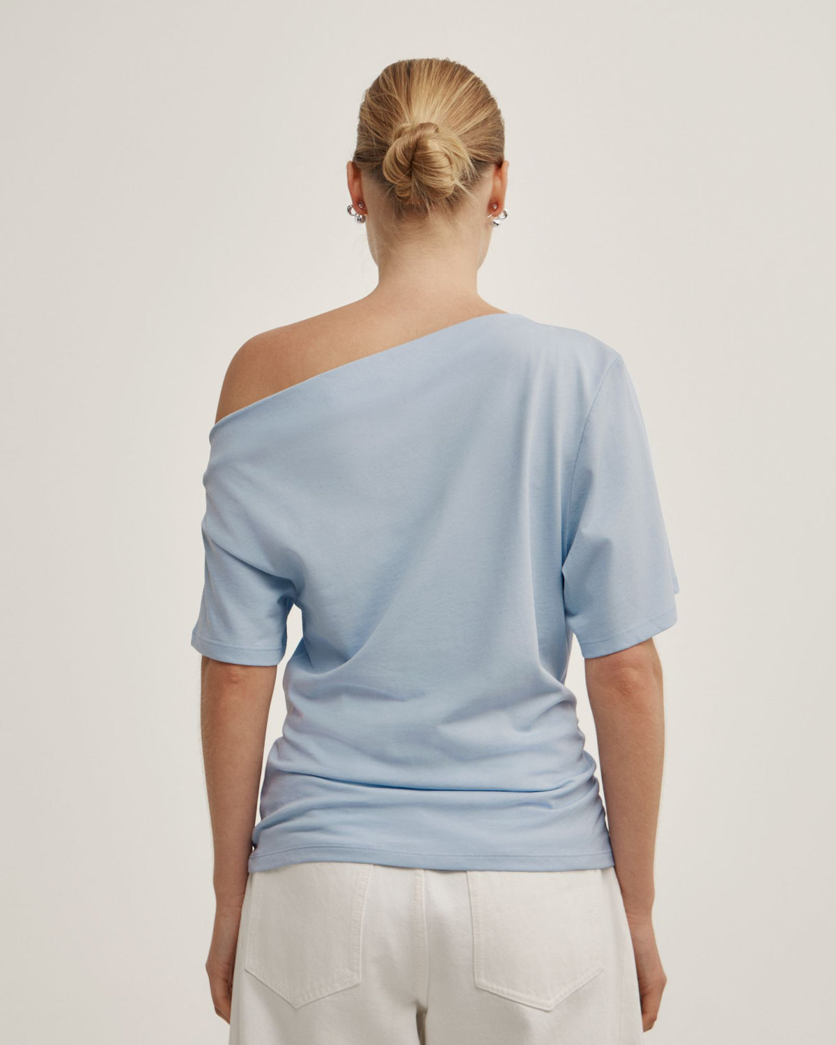 Ruched Asymmetric T-Shirt