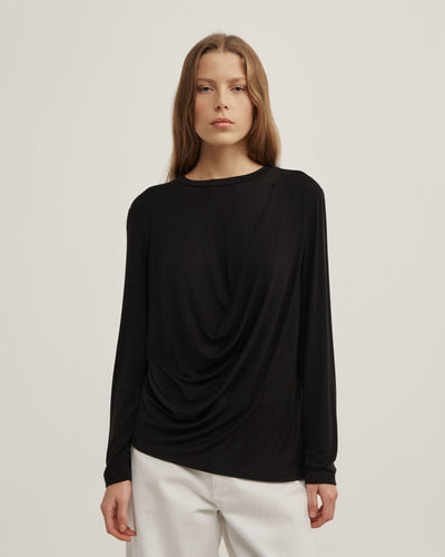 Relaxed Draped Top