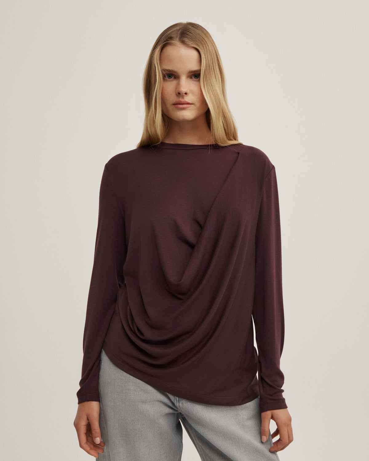Relaxed Draped Top