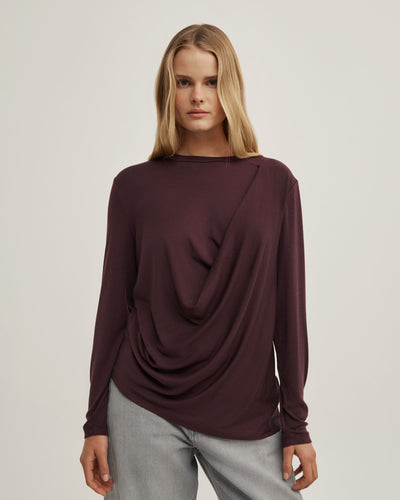 Relaxed Draped Top