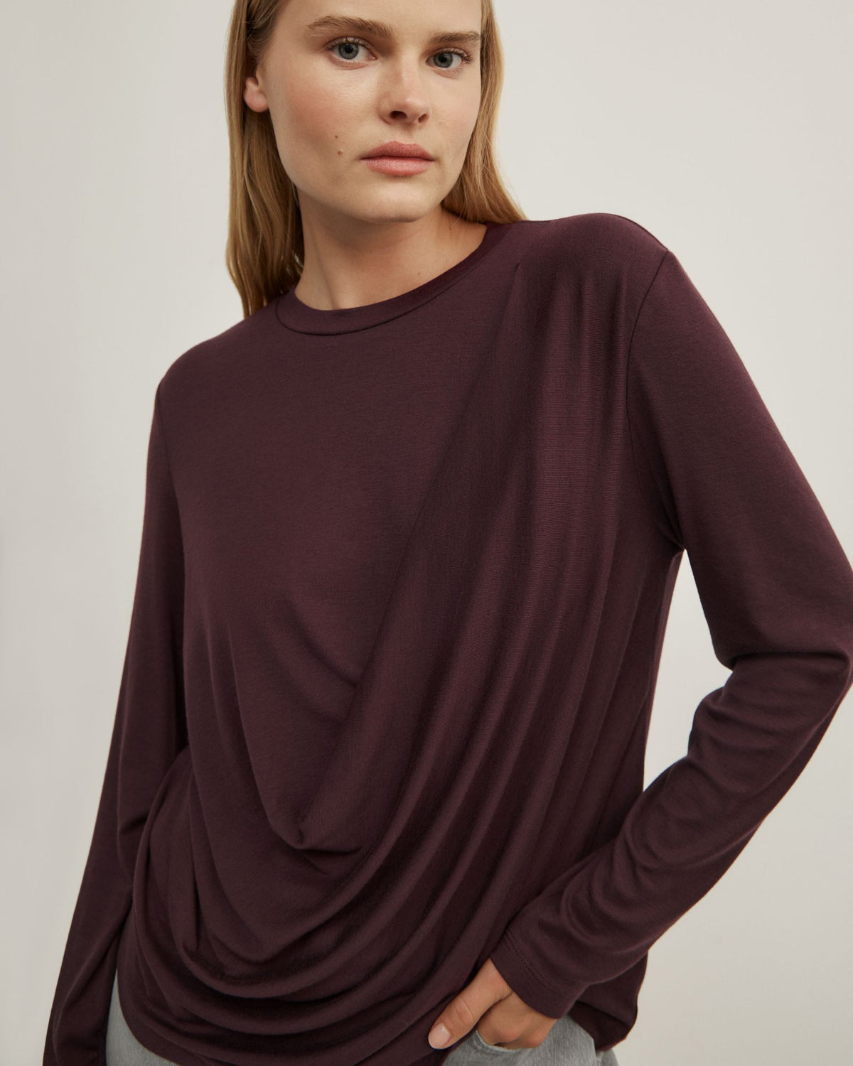 Relaxed Draped Top