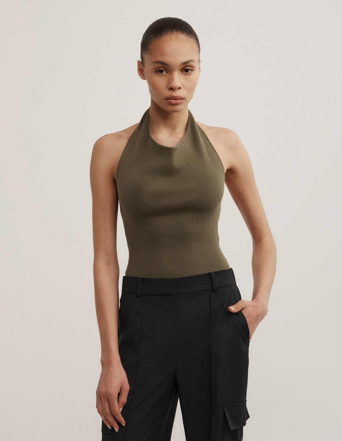 Halter Knit Top