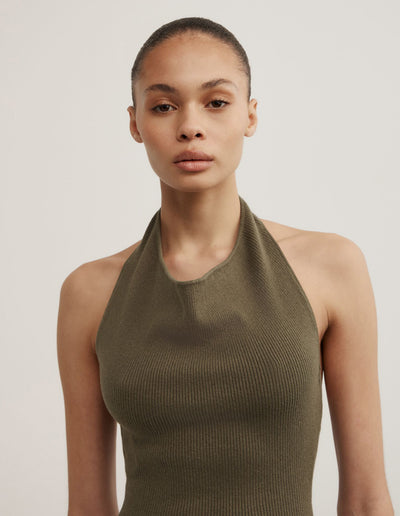 Halter Knit Top