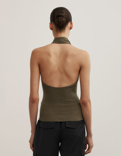 Halter Knit Top