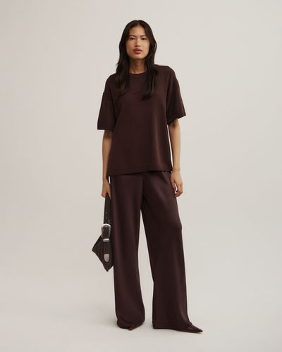 Relaxed Knit T-Shirt