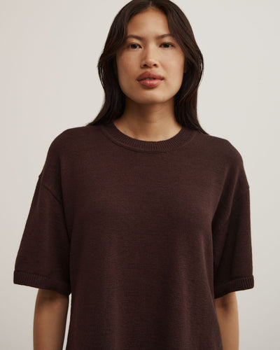 Relaxed Knit T-Shirt