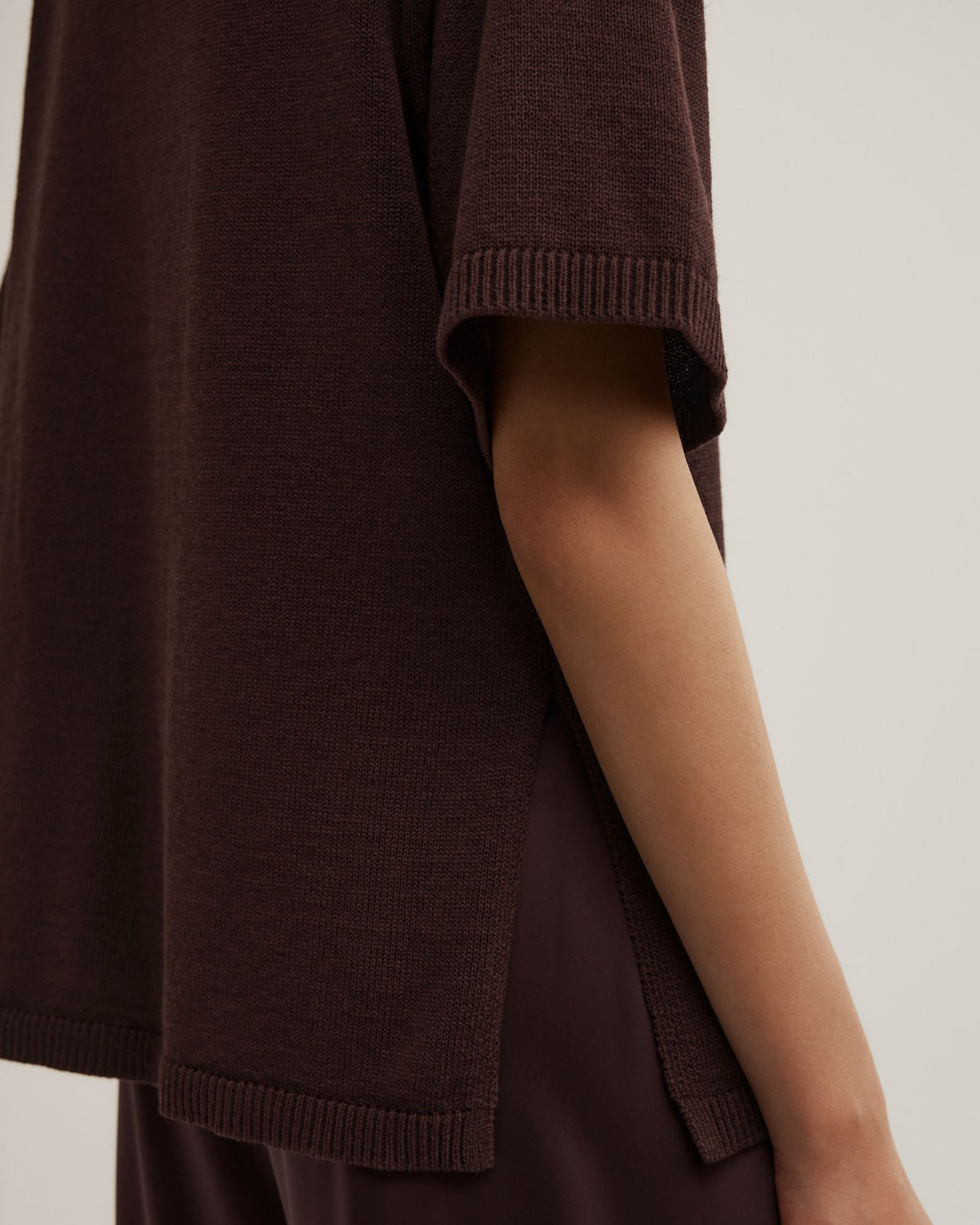 Relaxed Knit T-Shirt