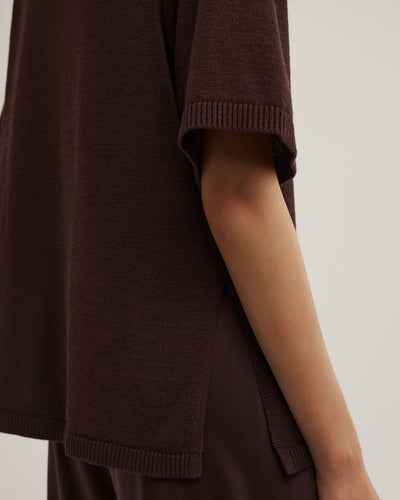 Relaxed Knit T-Shirt