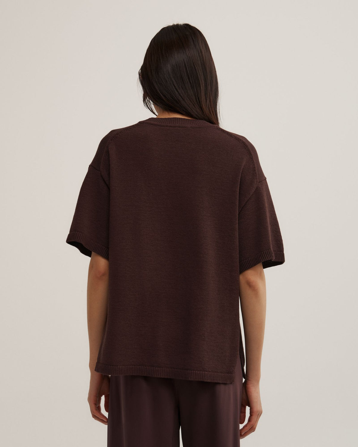 Relaxed Knit T-Shirt