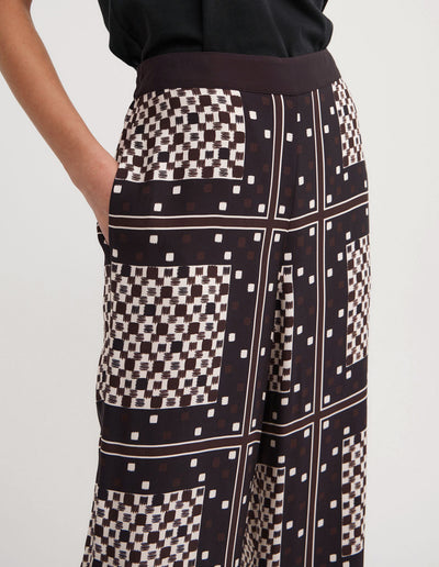 Flat Front Scarf Pants