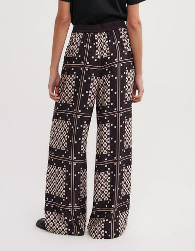 Flat Front Scarf Pants