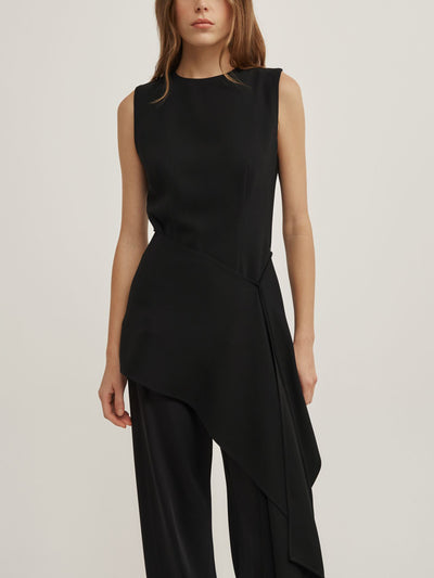 Sash Wrap Top