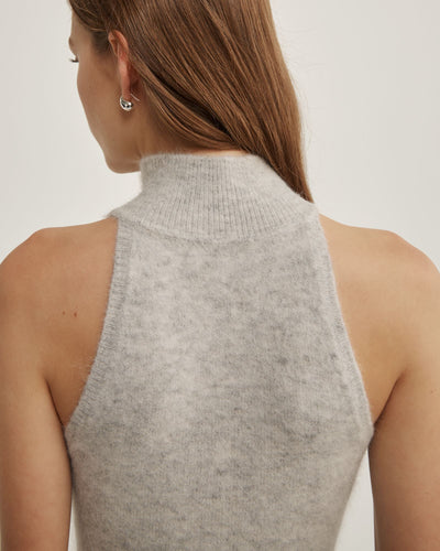 Fluffy High Neck Tank